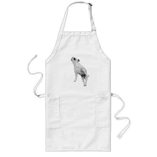 Kerststol Shift, Bulldog Gemak Lang Schort (Voorkant)