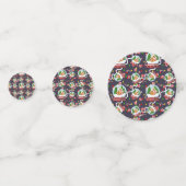 Kerststol Sneeuwbollen Confetti (Voorkanten)