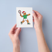 Kerststol Tennis Kerstmis 2026 Sportief Flyer (Hand)