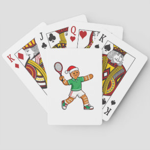 Kerststol Tennis Kerstmis 2026 Sportieve Feestdage Pokerkaarten