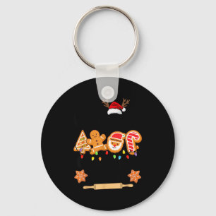Kerststol Tester Familie Bakteam Koekje  Sleutelhanger