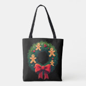 Kerststol Tote Bag (Achterkant)