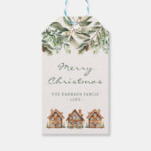 Kerststol Vakantie Cadeaulabel (Voorkant)