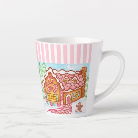 Kerststolhuis Latte Kopje Mok (Rechts)