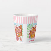 Kerststolhuis Latte Kopje Mok (Voorkant)