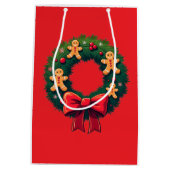 Kerststolhuis Medium Cadeauzakje (Achterkant)
