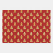 Kerststolkoekjes Inpakpapier Set van 3 Vel (Voorkant 3)