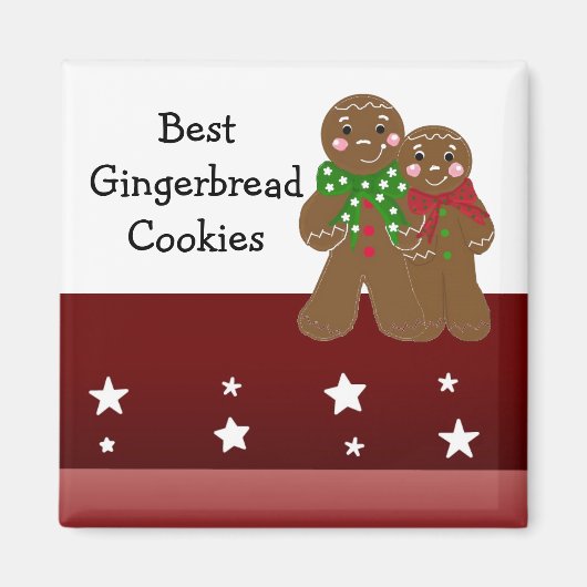 Kerststolkoekjes Magneet (Voorkant)