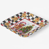 Kerststolkoekjes  papieren bordje (Gebogen)