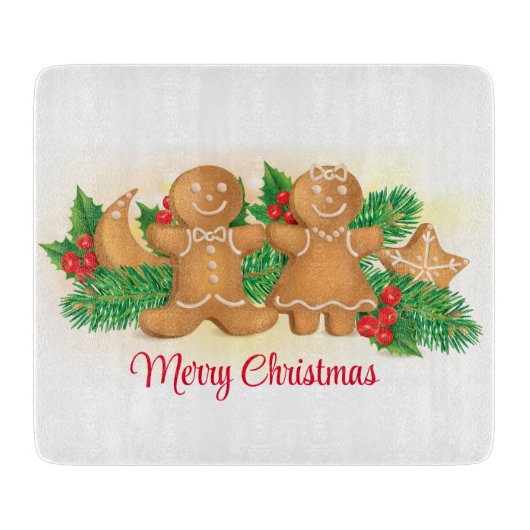 Kerststolkoekjes  snijplank (Voorkant)