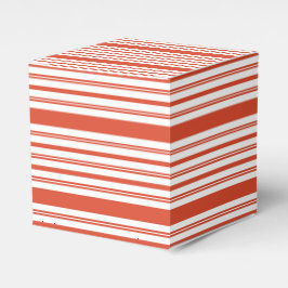 Kerststolkoor-Streep-Horizontaal Bedankdoosjes