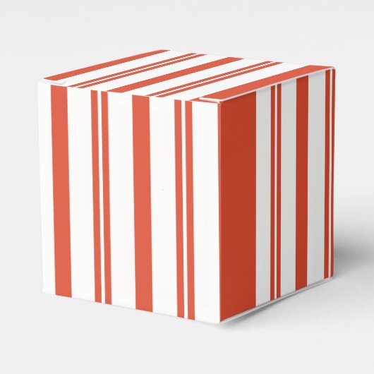 Kerststolkoor-Streep- Verticaal Bedankdoosjes (Voorkant Zijde)