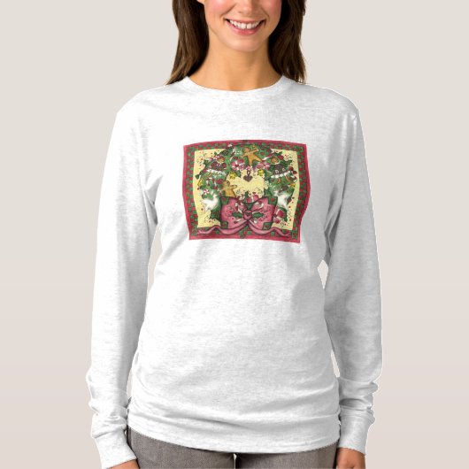 Kerststolkrans T-shirt (Voorkant)