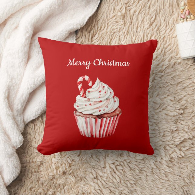Kerststolp Cupcake Kerstmis Kussen (Deken)
