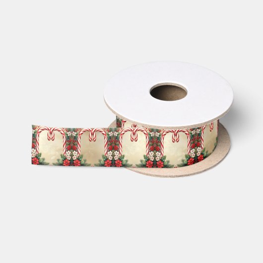 Kerststolp Kerst Satijnen Lint (Spoel)