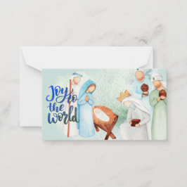 Kerststolp Kerstkaart Notitiekaartje
