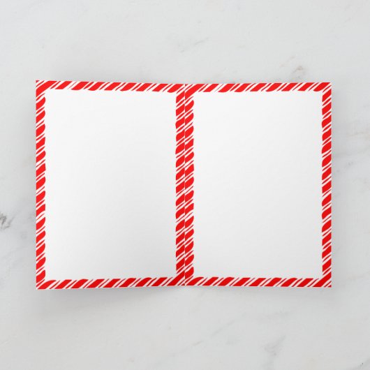 Kerststolp Rand Kerstdeken Aangepaste Tekst (Binnen)