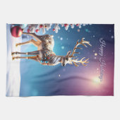 Kerststolp Sieraden Kerstvakantie Keukenhanddoek (Horizontaal)