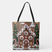 Kerststolp uit gemberkoek tote bag (Voorkant)