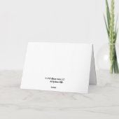 Kerststolp van gemberkoek feestdagen kaart (Achterkant)