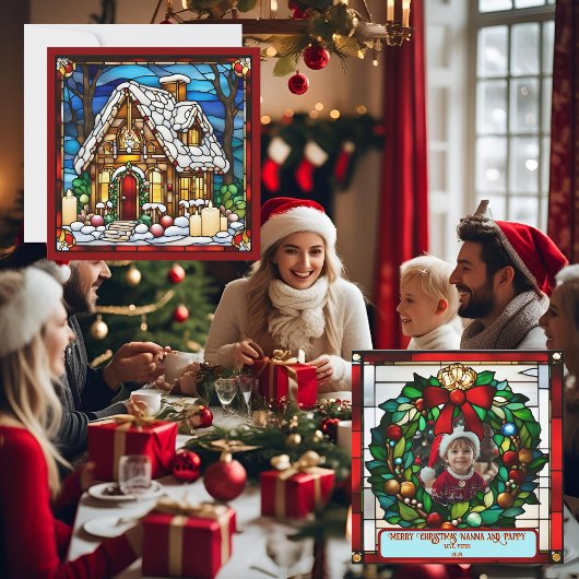 Kerststolp van gemberkoek Nepgeglazuurd glas