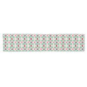 Kerststolpatchwork van Heirloom Holly voor de fees Korte Tafelloper (Horizontaal)
