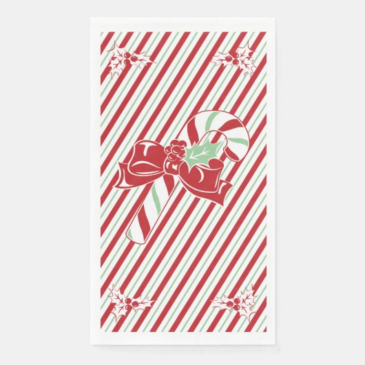 Kerststolpen Kerstmis Servet (Voorkant)