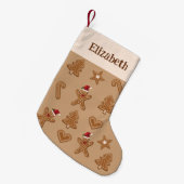 Kerststolpvormen en naam kleine kerstsok (Voorkant (Hangend))