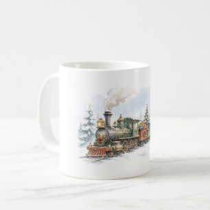 Kerststoomtrein met cadeaus voor Holiday Train Koffiemok