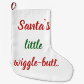 Kerststop. Grote Kerstsok (Voorkant)