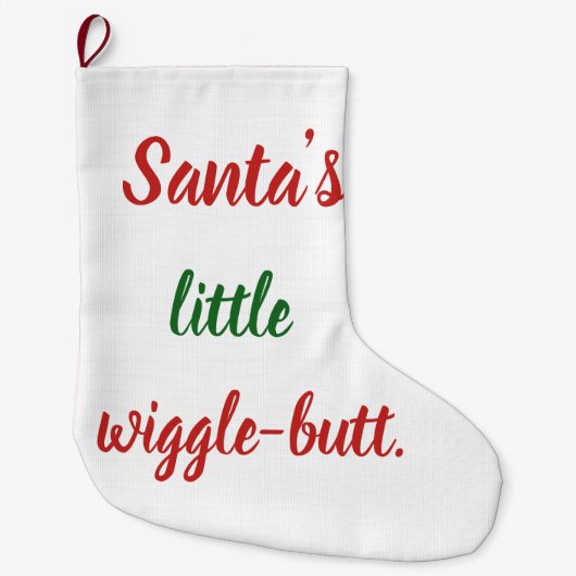 Kerststop. Grote Kerstsok (Voorkant)