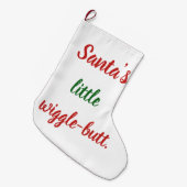 Kerststop. Grote Kerstsok (Voorkant (Hangend))