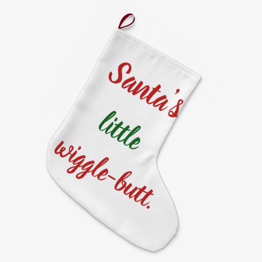 Kerststop. Grote Kerstsok (Voorkant (Hangend))