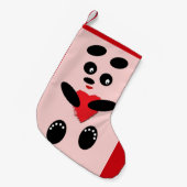 kerststop in Panda in liefde klein Kleine Kerstsok (Voorkant (Hangend))