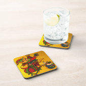 kerststop Kitty Cat v2 Bier Onderzetter (Rechterzijde)