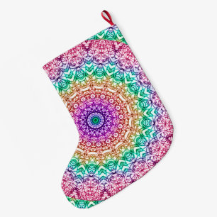 kerststop Mandala Mehndi Style G379 Grote Kerstsok