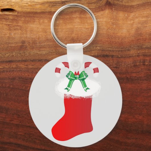 kerststop snoepriet vredebestemming sleutelhanger (Voorkant)