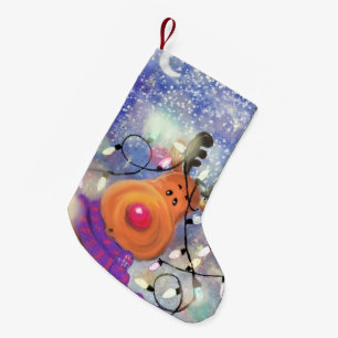 Kerststoppen met Happy Reindeer Kleine Kerstsok