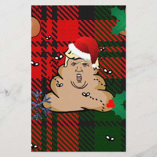 kerststort briefpapier (Voorkant)