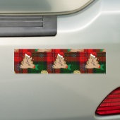 kerststort bumpersticker (Op auto)