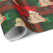 kerststort cadeaupapier (Rol Hoek)