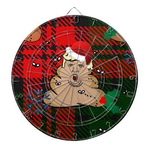 kerststort dartbord (Voorkant)