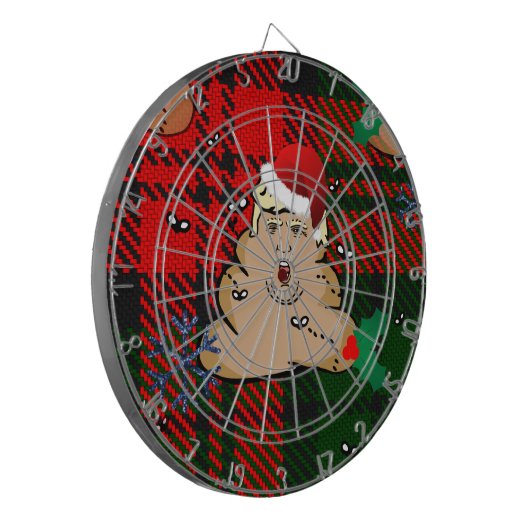 kerststort dartbord (Voorkant Links)