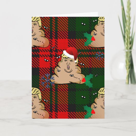 kerststort feestdagen kaart (Voorkant)