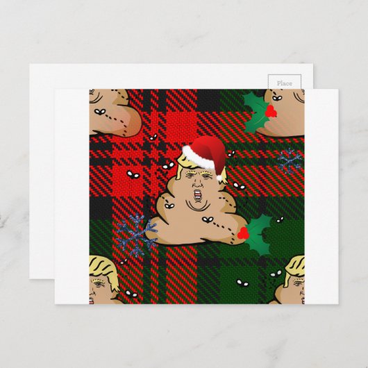 kerststort feestdagenkaart (Voorkant / Achterkant)