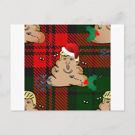 kerststort feestdagenkaart (Voorkant)