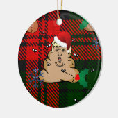 kerststort keramisch ornament (Links)