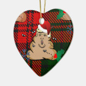 kerststort keramisch ornament (Links)