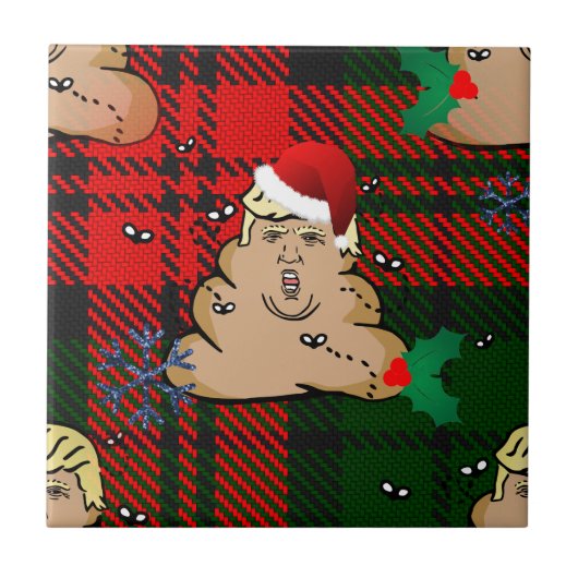 kerststort tegeltje (Voorkant)