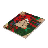 kerststort tegeltje (Zijkant)